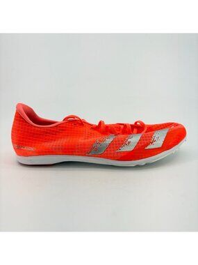 Adidas Distancestar Womens Size 9 Orange Silver Track & Field Spikes Shoes